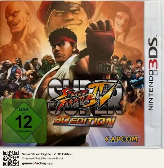 Super Street Fighter IV: 3D Edition Nintendo 3DS, Germany box front