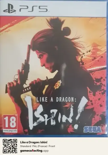 Like a Dragon: Ishin! PlayStation 5, France box front