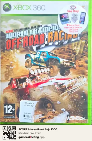 SCORE International Baja 1000 Xbox 360, PAL box front