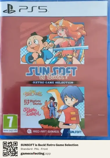 SUNSOFT is Back! Retro Game Selection PlayStation 5, PAL box front