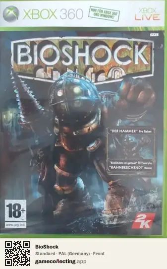 BioShock Xbox 360, Germany box front