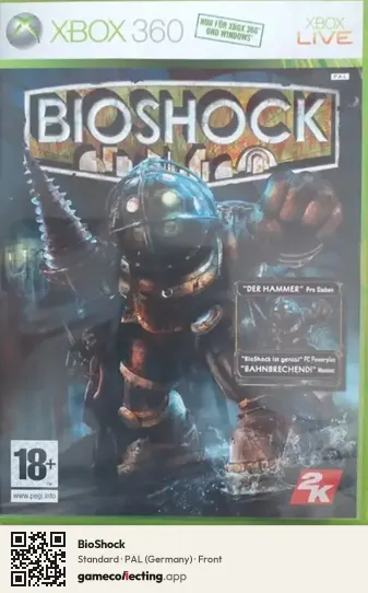 BioShock Xbox 360, Germany box front