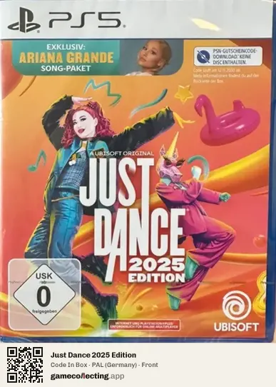 Just Dance 2025 Edition PlayStation 5, Germany box front