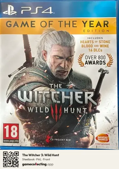 The Witcher 3: Wild Hunt PlayStation 4, PAL box front
