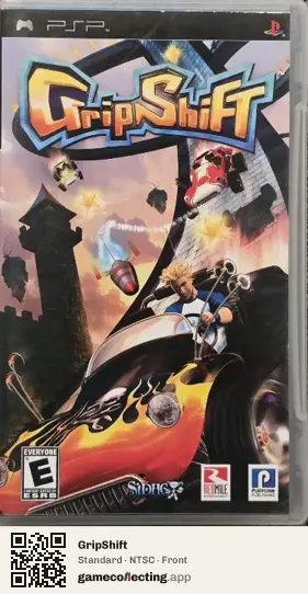 GripShift PlayStation Portable, NTSC box front