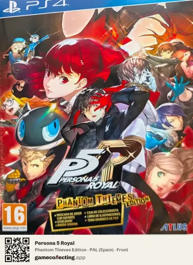 Persona 5 Royal PlayStation 4, Spain box front