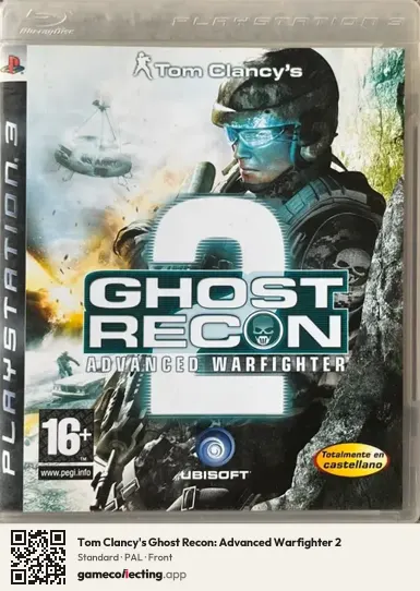 Tom Clancy's Ghost Recon: Advanced Warfighter 2 PlayStation 3, PAL box front