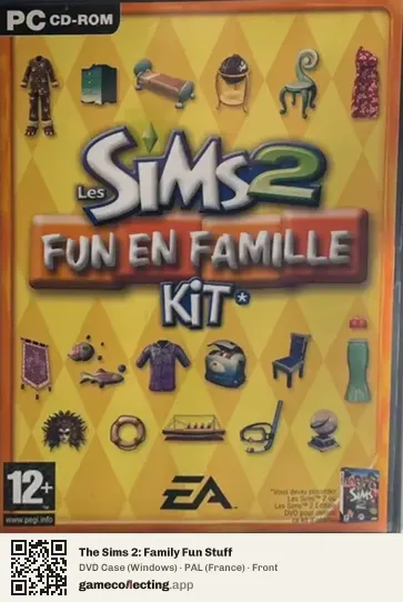 The Sims 2: Family Fun Stuff Computer, France box front