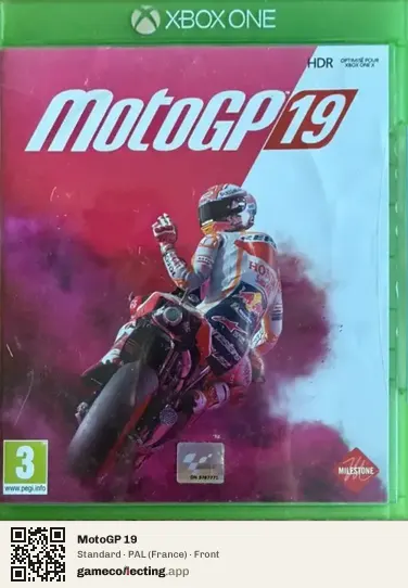 MotoGP 19 Xbox One, France box front