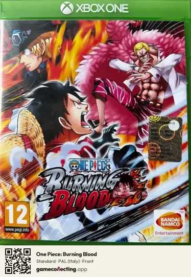 One Piece: Burning Blood Xbox One, Italy box front