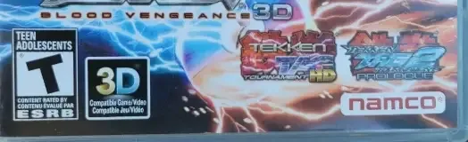 Tekken Hybrid, the ESRB box on its front