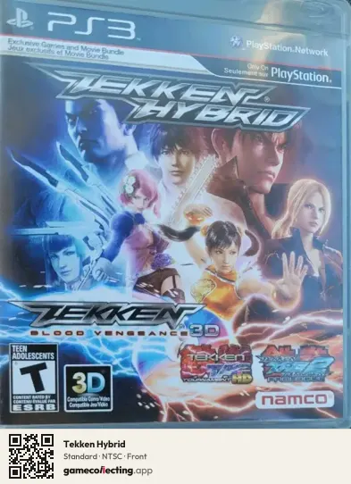 Tekken Hybrid PlayStation 3, NTSC box front