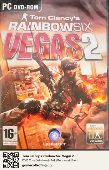 Tom Clancy's Rainbow Six: Vegas 2 Computer, Germany box front