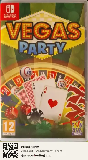 Vegas Party Nintendo Switch, Germany box front
