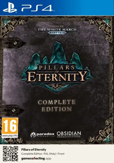 Pillars of Eternity PlayStation 4, Italy box front