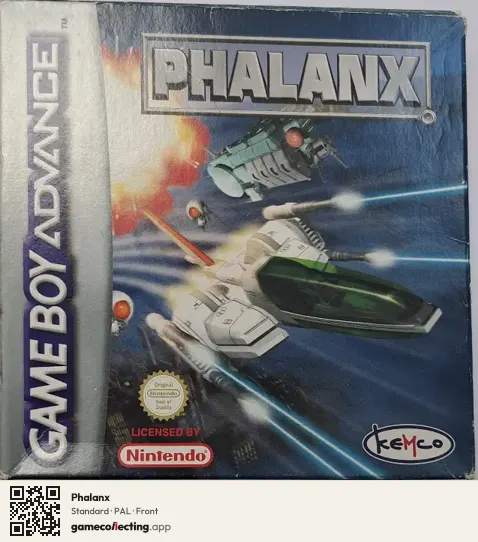 Phalanx Game Boy Advance, PAL box front