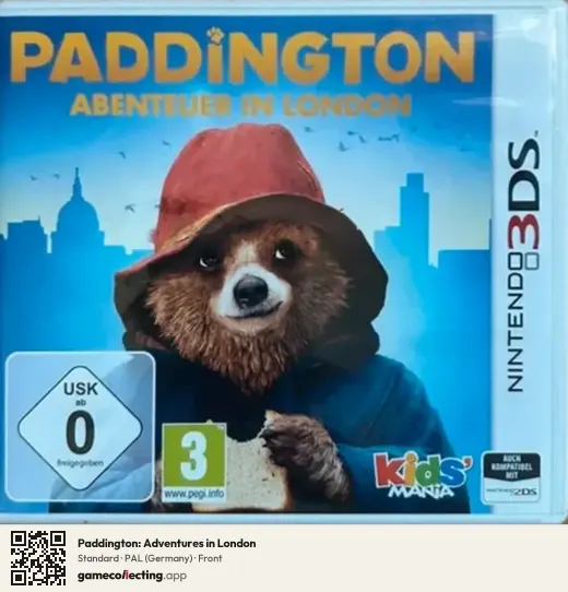 Paddington: Adventures in London Nintendo 3DS, Germany box front