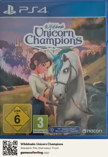 Wildshade: Unicorn Champions PlayStation 4, Germany box front