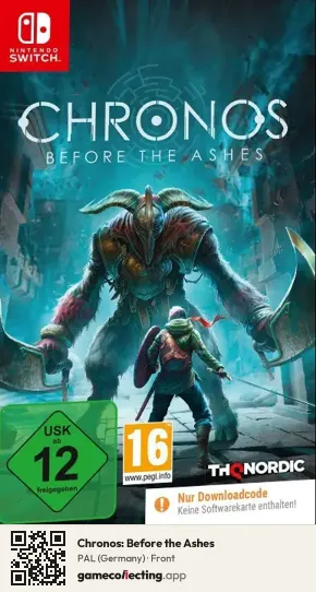 Chronos: Before the Ashes Nintendo Switch, Germany box front