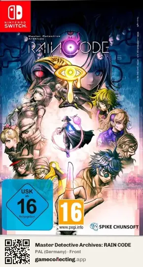 Master Detective Archives: RAIN CODE Nintendo Switch, Germany box front