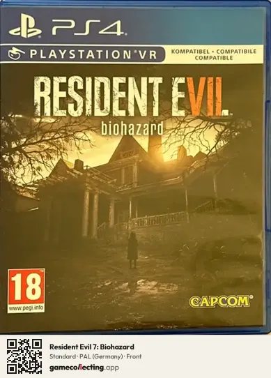 Resident Evil 7: Biohazard PlayStation 4, Germany box front
