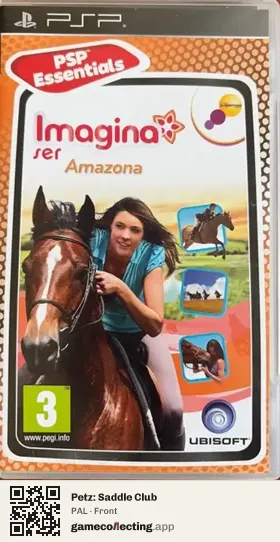 Petz: Saddle Club PlayStation Portable, PAL box front