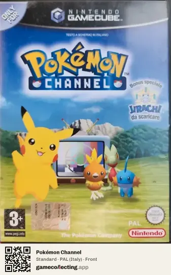 Pokémon Channel Nintendo GameCube, Italy box front