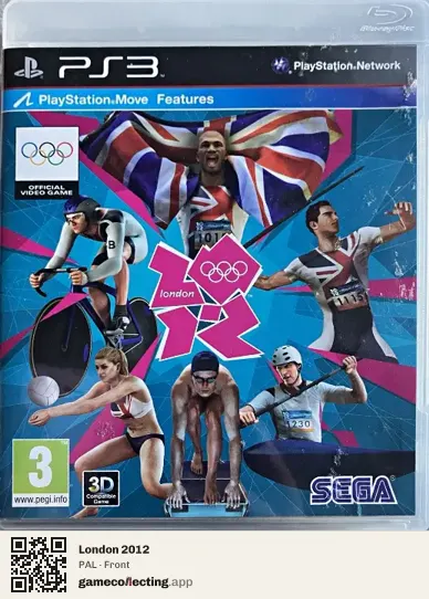 London 2012 PlayStation 3, PAL box front