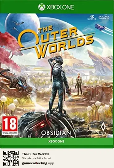 The Outer Worlds Xbox One, PAL box front