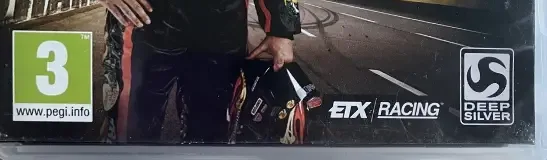 NASCAR '14, the PEGI square on its front