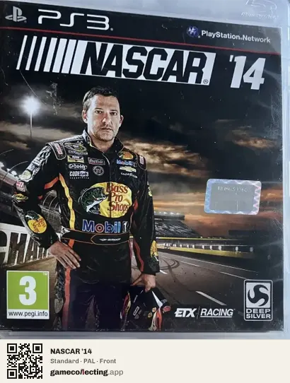 NASCAR '14 PlayStation 3, PAL box front