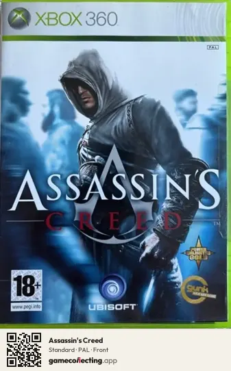 Assassin's Creed Xbox 360, PAL box front