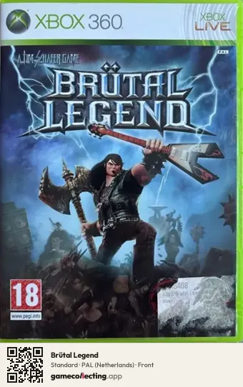 Brütal Legend Xbox 360, Netherlands box front