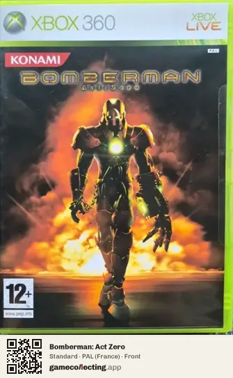 Bomberman: Act Zero Xbox 360, France box front