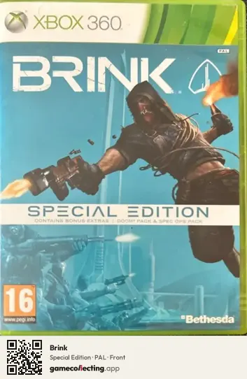 Brink Xbox 360, PAL box front
