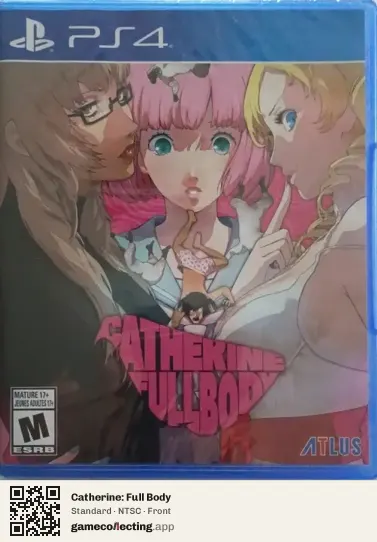 Catherine: Full Body PlayStation 4, NTSC box front