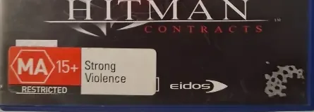 Hitman: Contracts, the Australian classification mark on its front