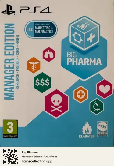 Big Pharma PlayStation 4, PAL box front