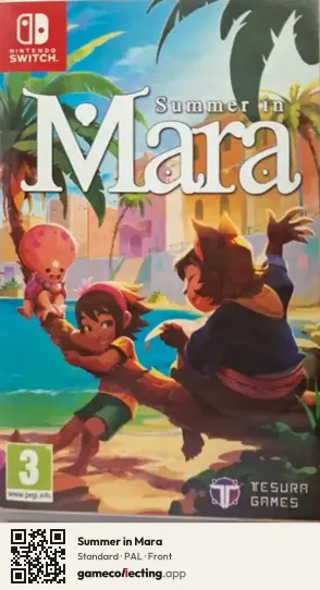 Summer in Mara Nintendo Switch, PAL box front