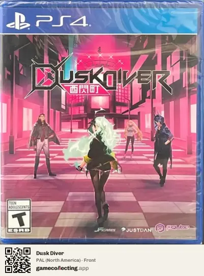 Dusk Diver PlayStation 4, North America box front