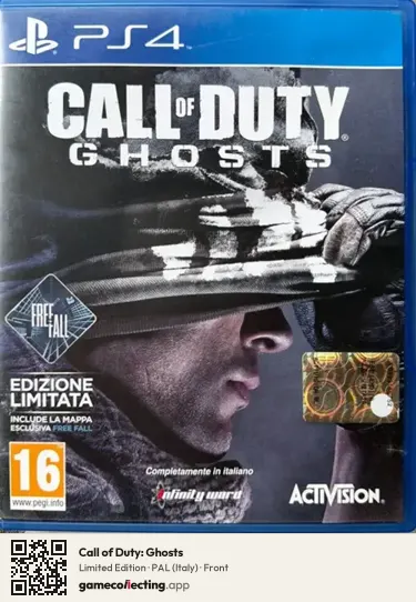 Call of Duty: Ghosts PlayStation 4, Italy box front