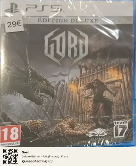Gord PlayStation 5, France box front