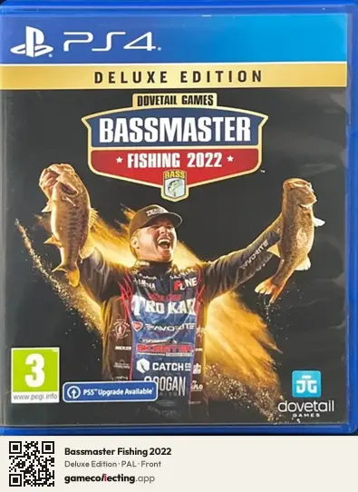 Bassmaster Fishing 2022 PlayStation 4, PAL box front