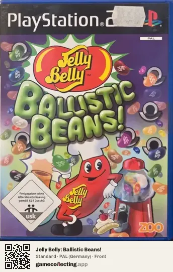 Jelly Belly: Ballistic Beans! PlayStation 2, Germany box front