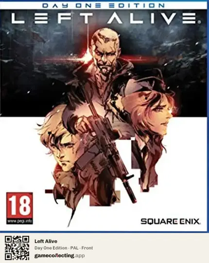 Left Alive PlayStation 4, PAL box front