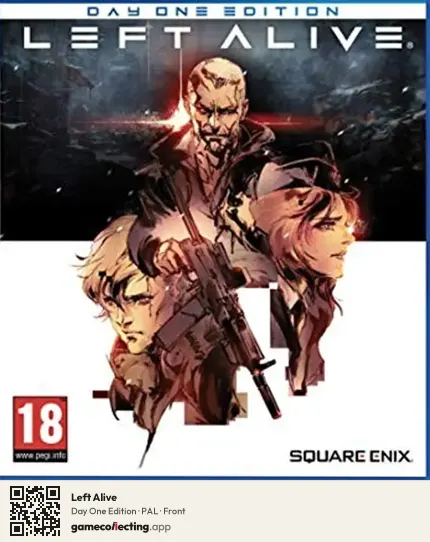 Left Alive PlayStation 4, PAL box front