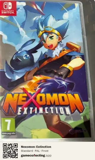 Nexomon: Extinction Nintendo Switch, PAL box front