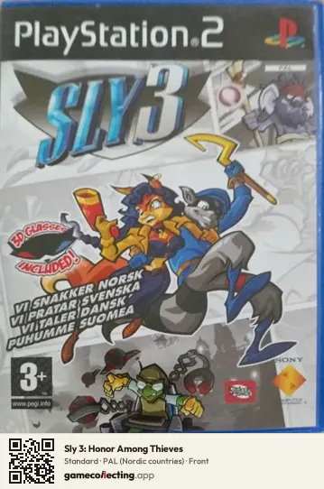 Sly 3: Honor Among Thieves PlayStation 2, Nordic countries box front