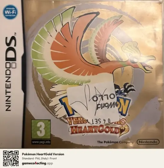 Pokémon HeartGold Version Nintendo DS, Italy box front