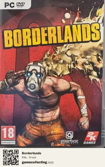 Borderlands Computer, PAL box front